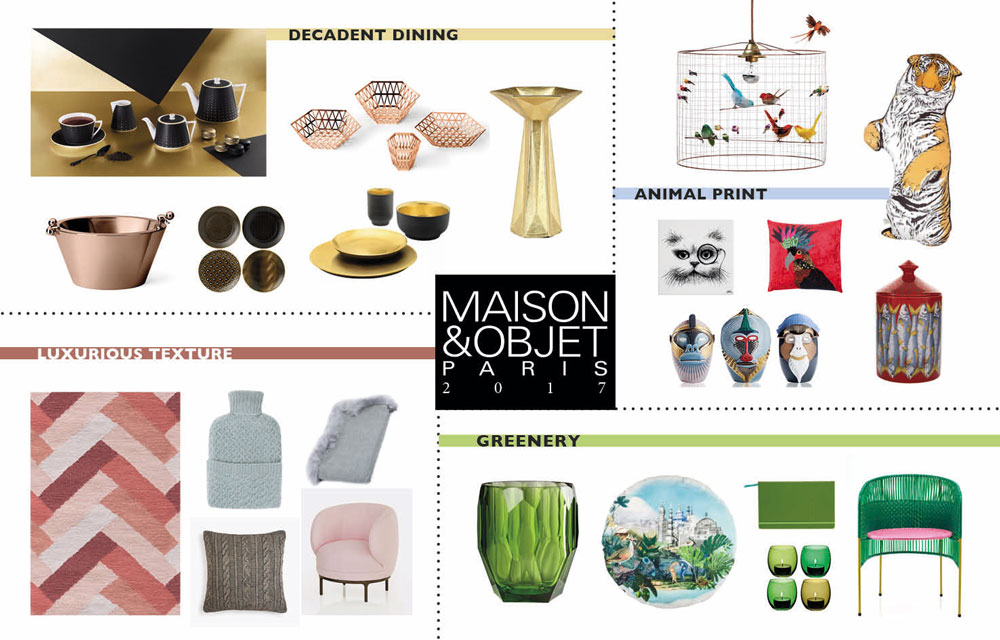 Tren Desain 2017 versi Maison Objet Paris
