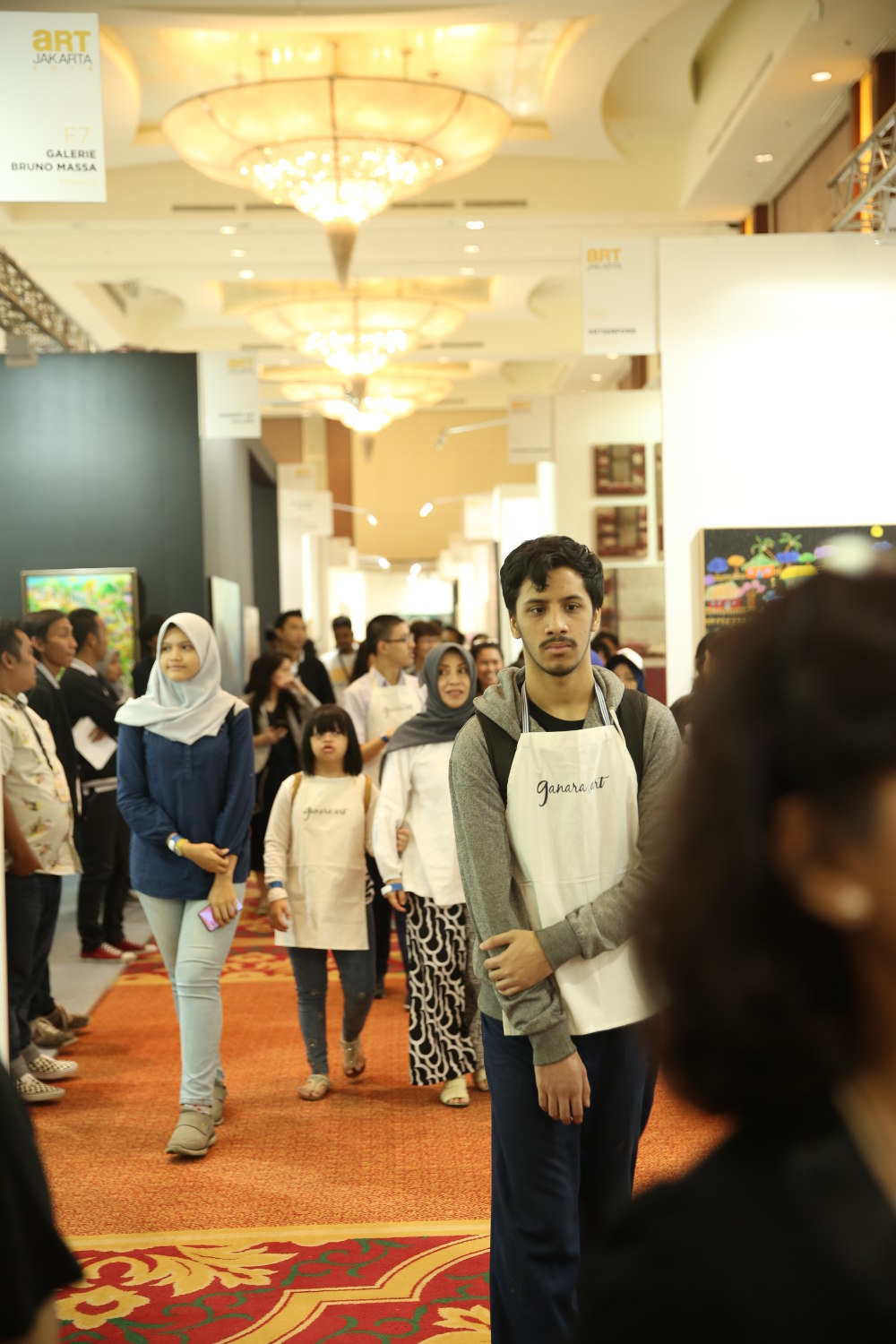 suasana pameran Art Jakarta 2018