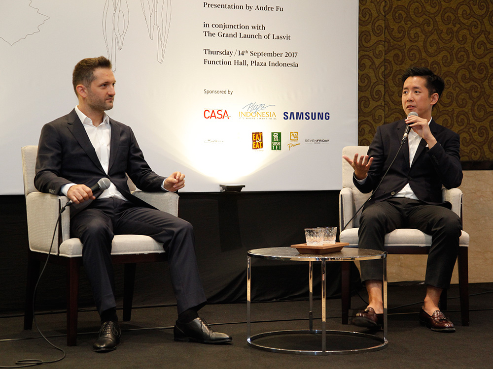 Vadim Horna dan André Fu menjawab beberapa pertanyaan dari peserta.