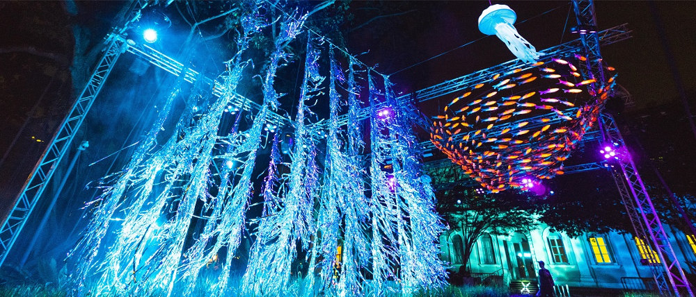 Aquatic Dream oleh Auditoire dan Lekker Architect dalam Singapore Night Festival 2018 / Singapore Night Festival