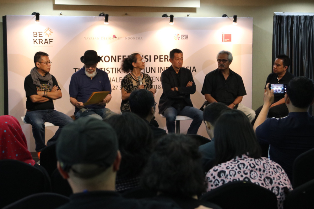 Tim Dewan Juri dalam seleksi seniman untuk Venice Art Biennale 2019