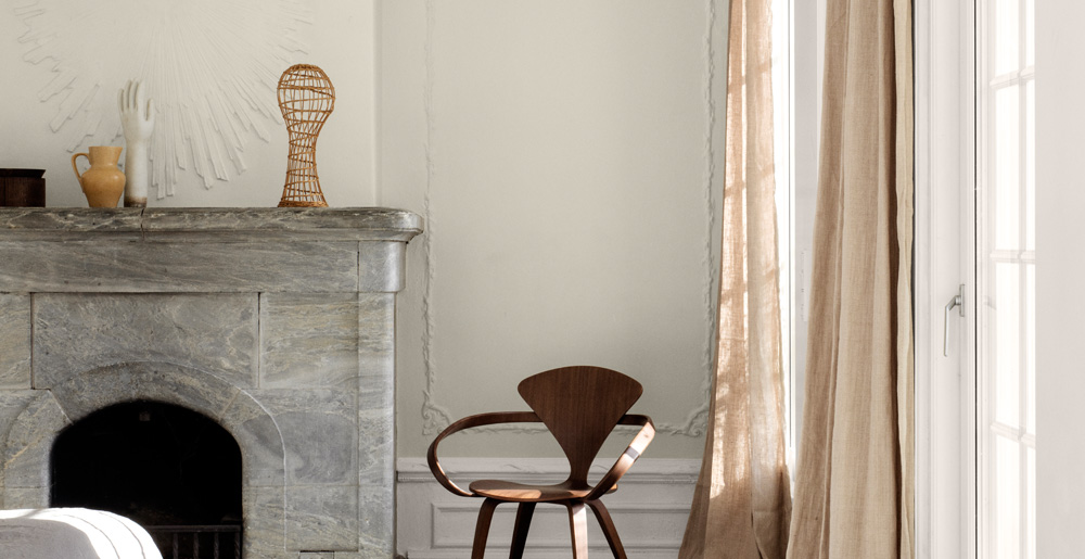 Aplikasi warna cat rumah minimalis 1024 Timeless oleh Jotun / Jotun