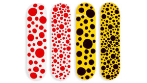 Fantastis! Inilah Penampakan Skateboard Yayoi Kusama