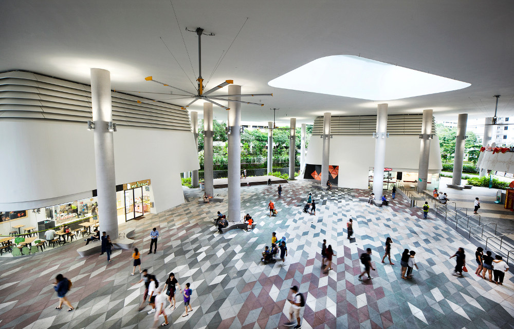 Community Plaza di Kampung Admiralty / Patrick Bingham-Hall / Archdaily