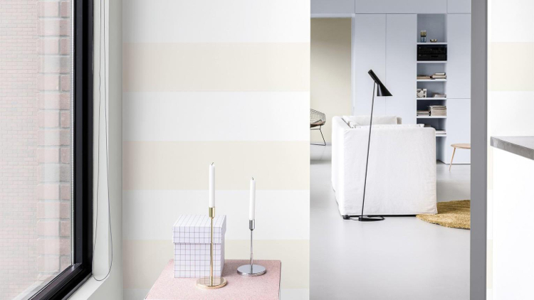 ruang tamu minimalis warna Putih