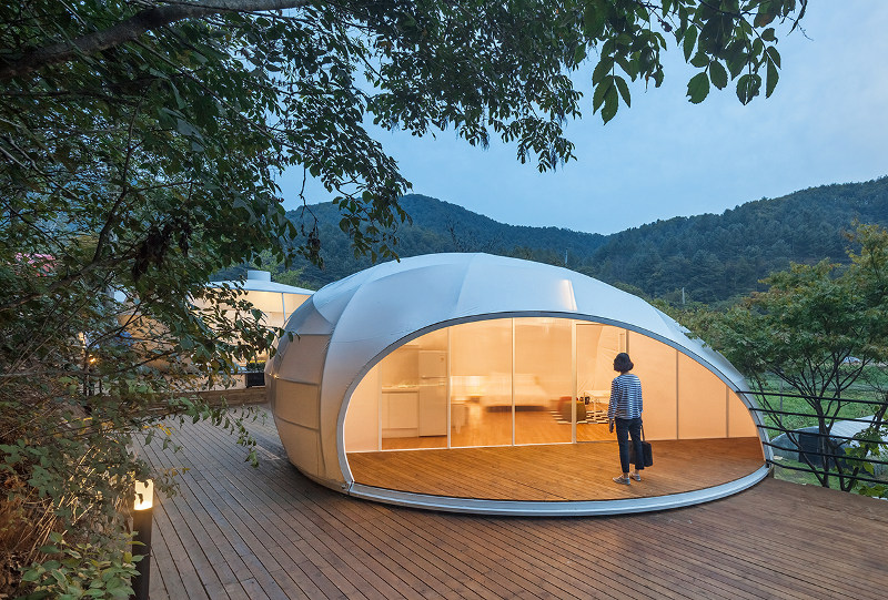 Unit Firefly di SJCC Glamping Resort / Kyungsub Shin / Archdaily