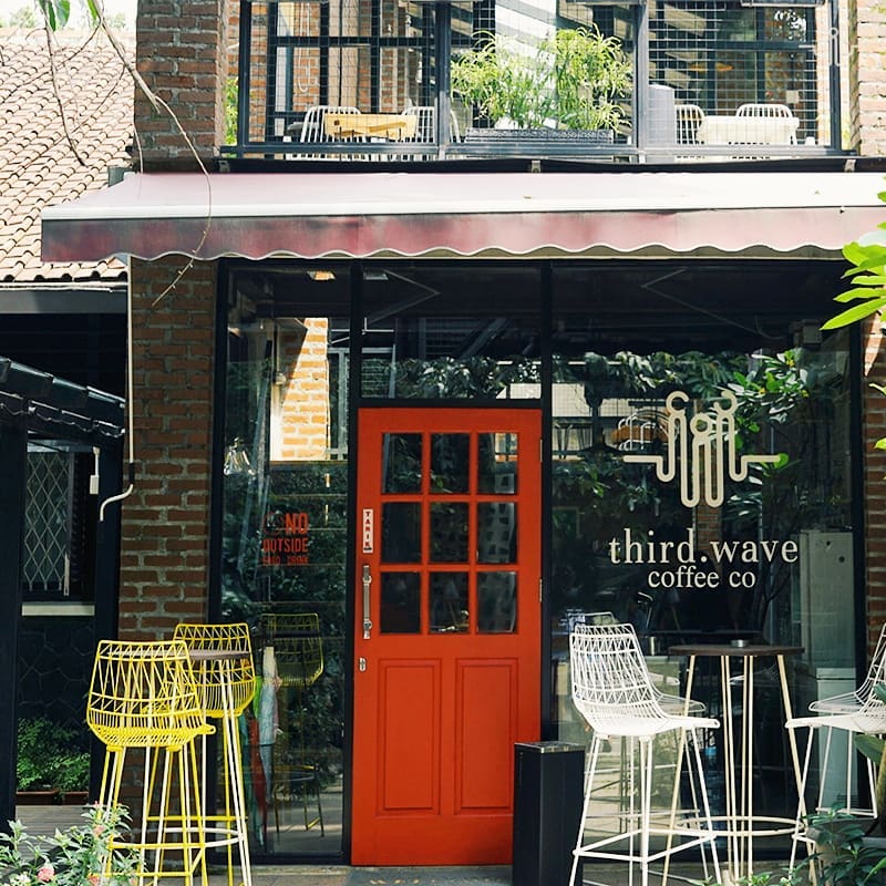 Tampak depan dari Third Wave Coffee Co / Third Wave Coffee Co