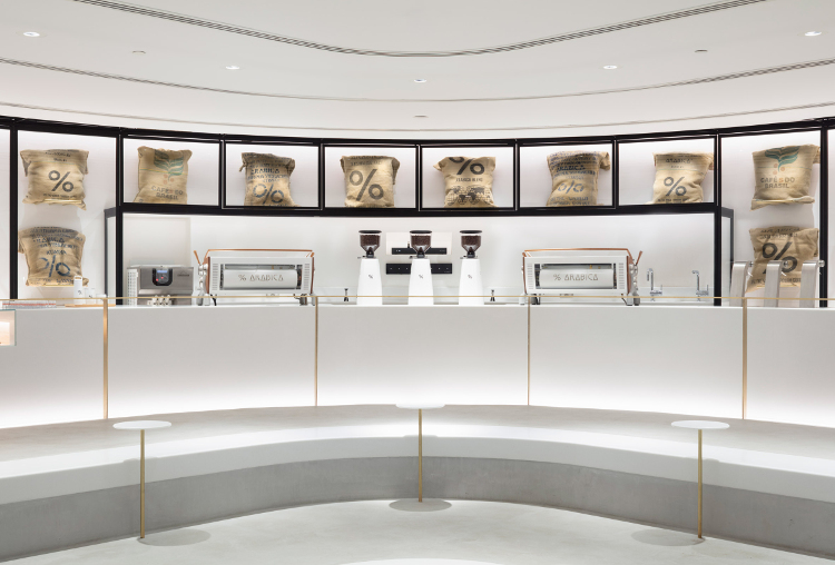 Kafe di Kuwait Karya Nendo Hadirkan Nuansa Futuristis