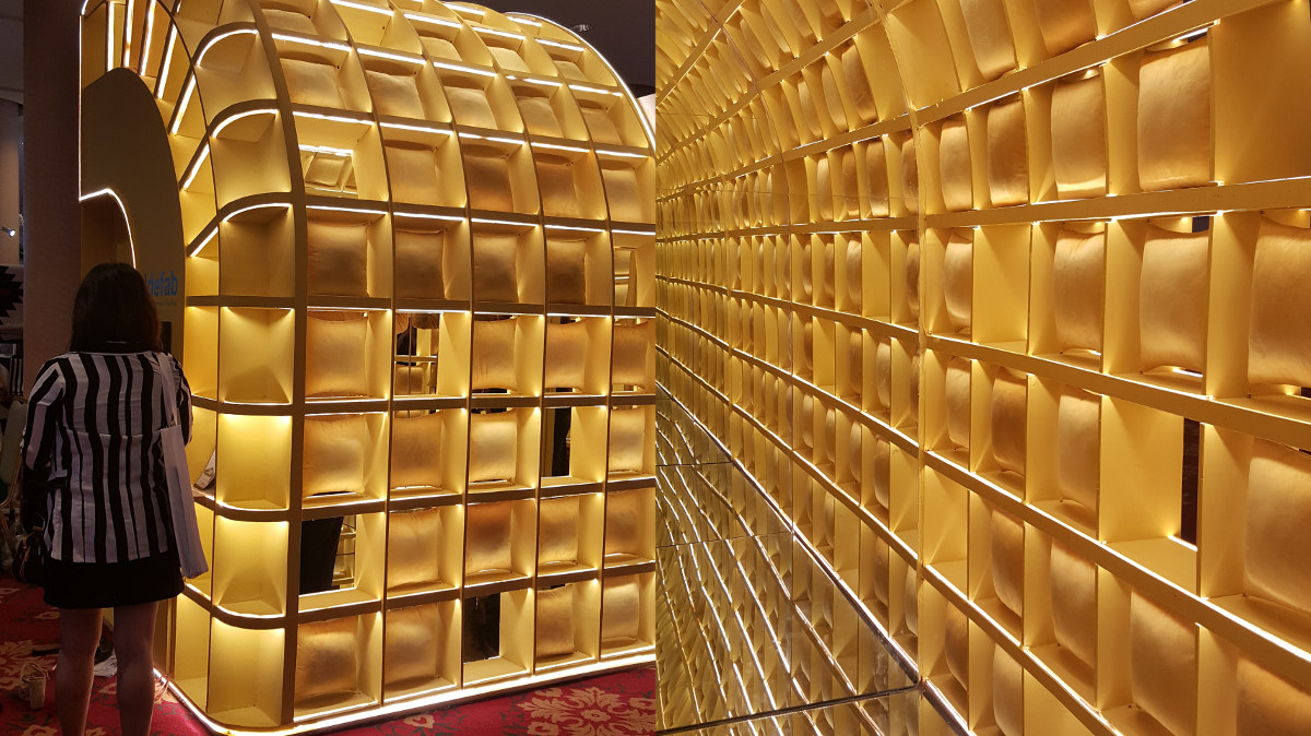 Booth idefab di area Mikasa di pameran Casa Indonesia 2019 / CASA Indonesia