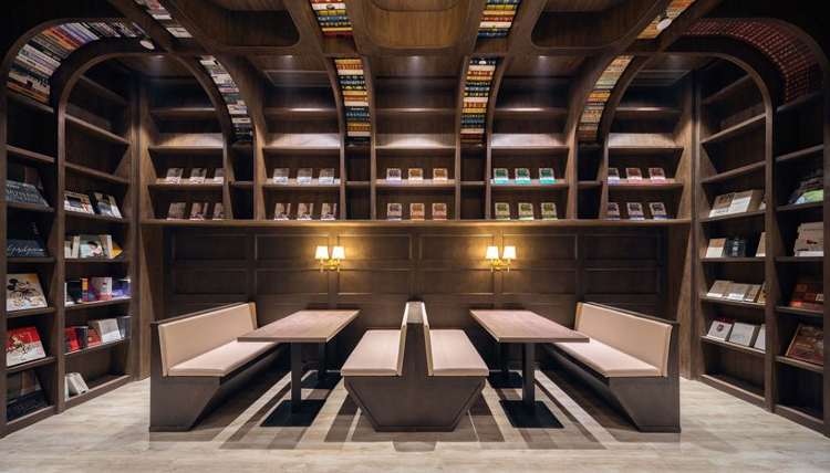 Intip Toko Buku Berinterior Penuh Silang di Tiongkok