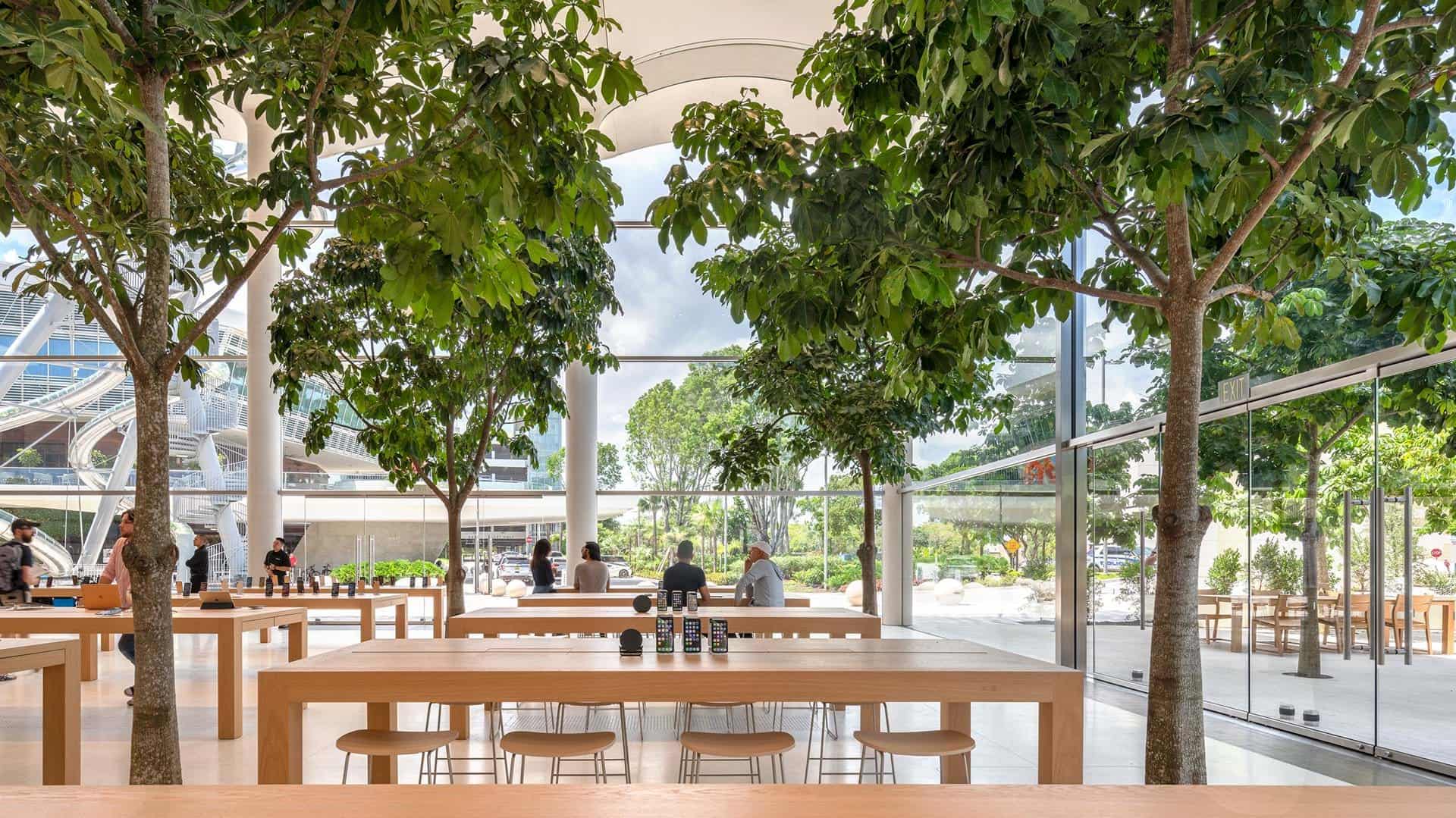 Intip Keunikan Apple Store di Mall Aventura Miami