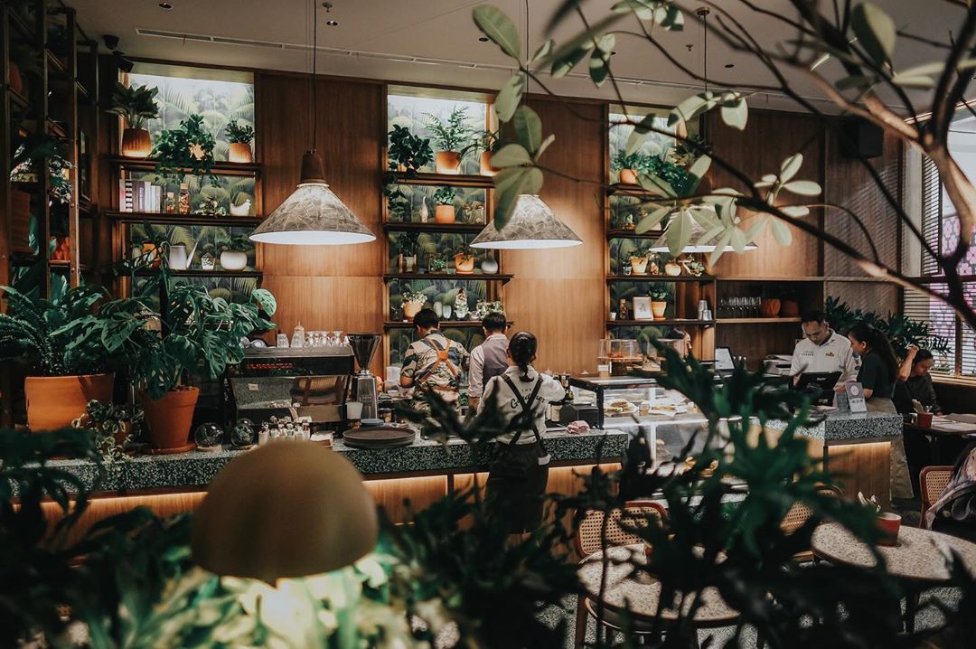 Area persiapan makanan di Social Garden / Wyardhtna