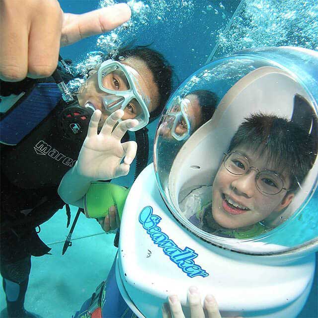 Sea Walker di Tanjung Benoa