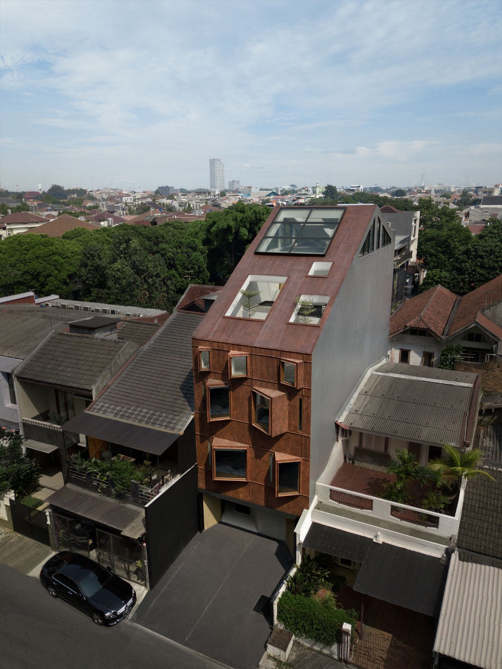 Bird eye view dari Odori Hotel
