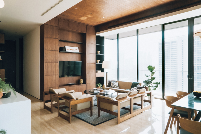 Nyaman! Desain Apartemen 2 BR Berkonsep Scandinavian