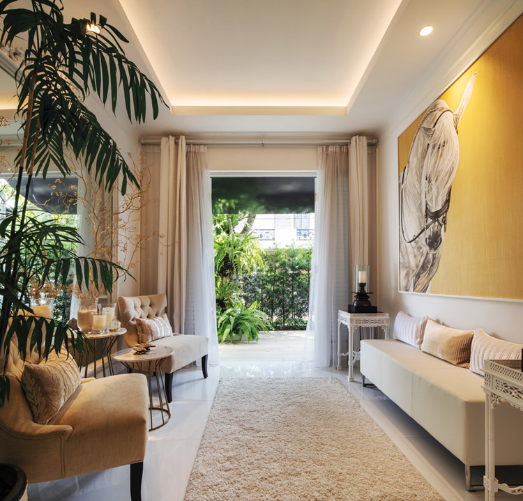 Rumah Dengan Dekorasi Indah di Lahan Terbatas