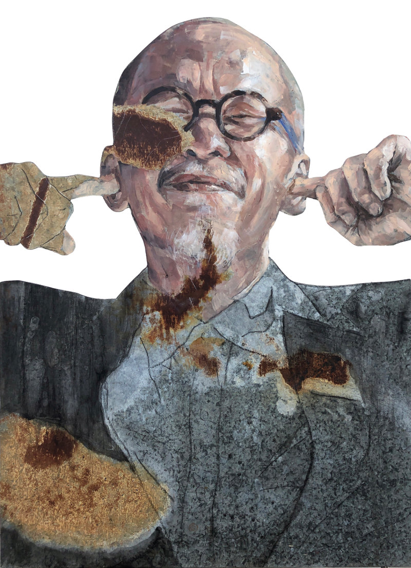 Agus Suwage - Self-Portrait as Politicians (2019)