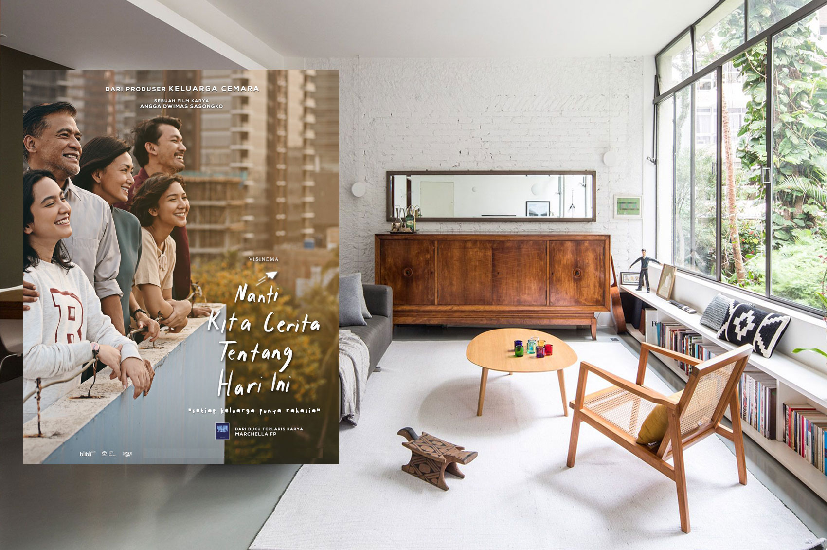 Ingin Punya Ruang Tamu Seperti Rumah Dalam Film NKCTHI?