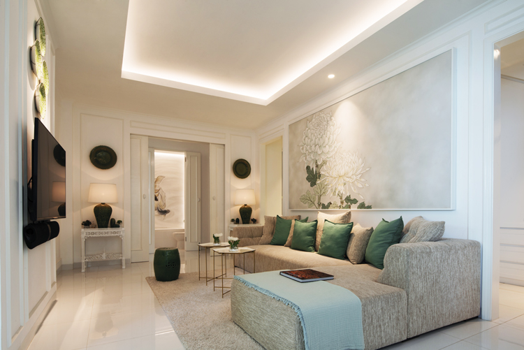 Rumah Dengan Dekorasi Indah di Lahan Terbatas