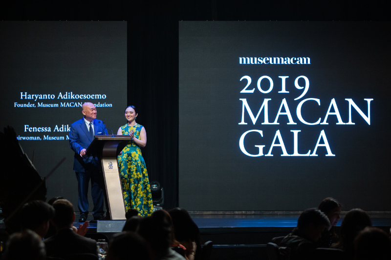 Haryanto Adikoesoemo (founder) dan Fenessa Adikoesoemo (chairwoman) pada 2019 MACAN Gala