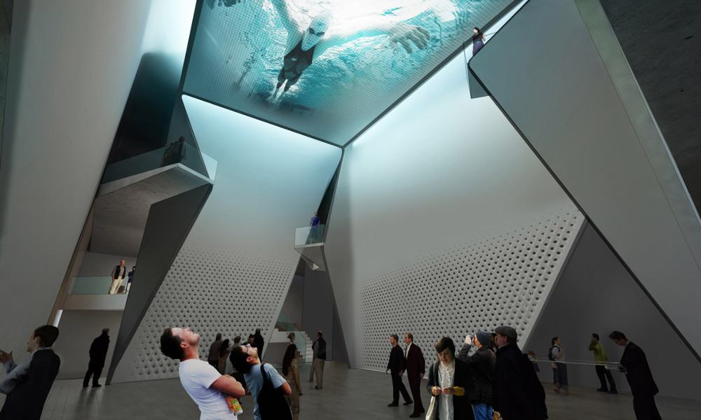 Ilustrasi interior museum / Diller Scofidio + Renfro