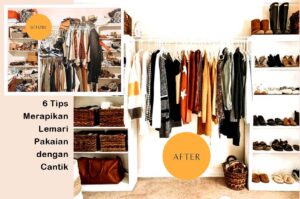 6 Tips Merapikan Lemari Pakaian dengan Cantik