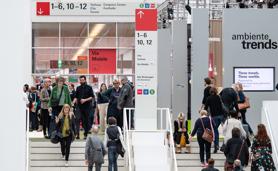 pameran ambiente di frankfurt jerman berhasil diselenggarakan saat corona dan badai