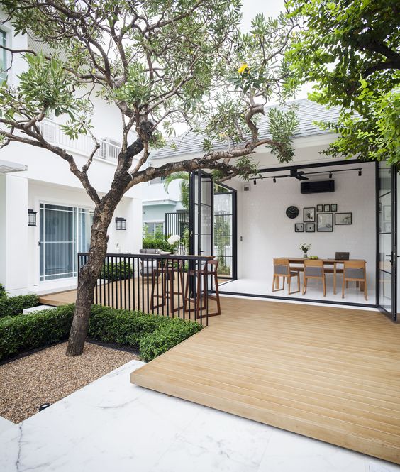 10 Desain Taman Kering Minimalis yang Mudah Dirawat