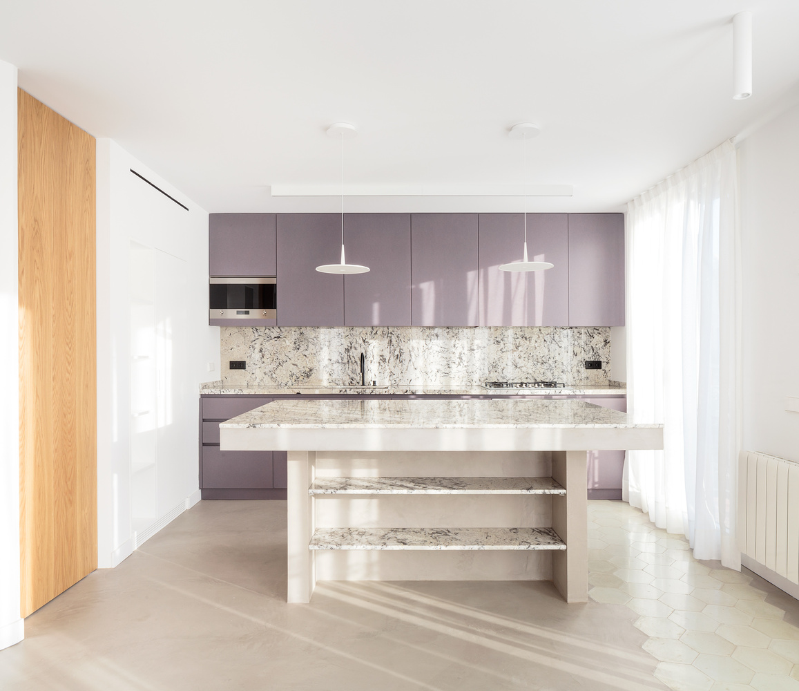 Hanya dengan 1 Warna! Dapur Gaya Modern Terlihat Indah