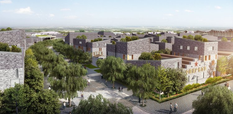 Meninggal karena virus corona / The Anxin Archipelago / Michael Sorkin Studio