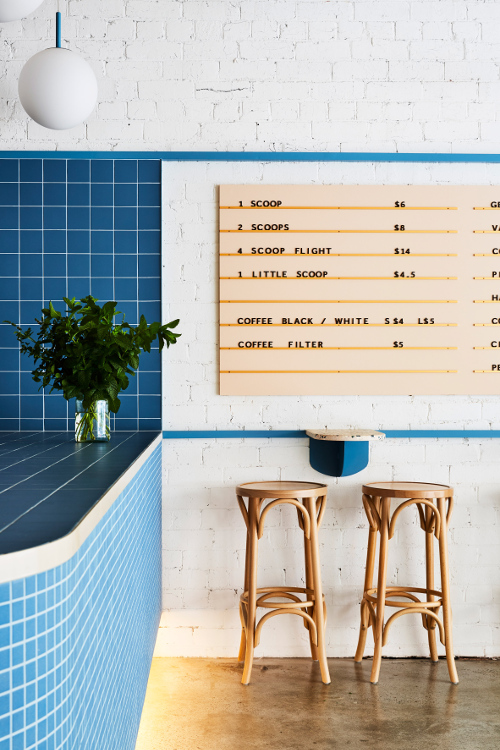 Manisnya Interior Little Sky Lengkapi Segarnya Gelato