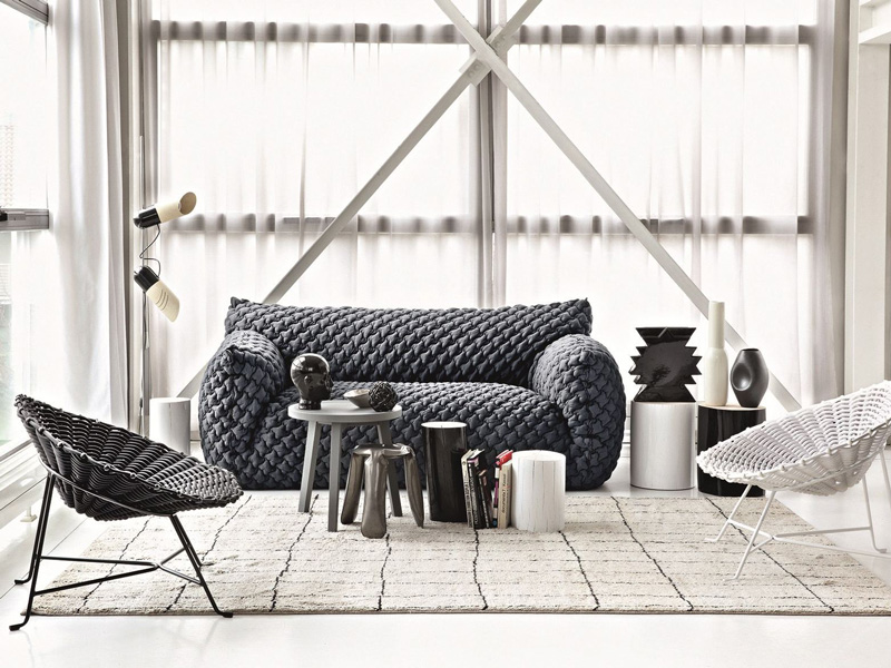 Ruang Tamu Kecil Namun Tetap Bisa Bersantai di Rumah / Nuvola / Gervasoni