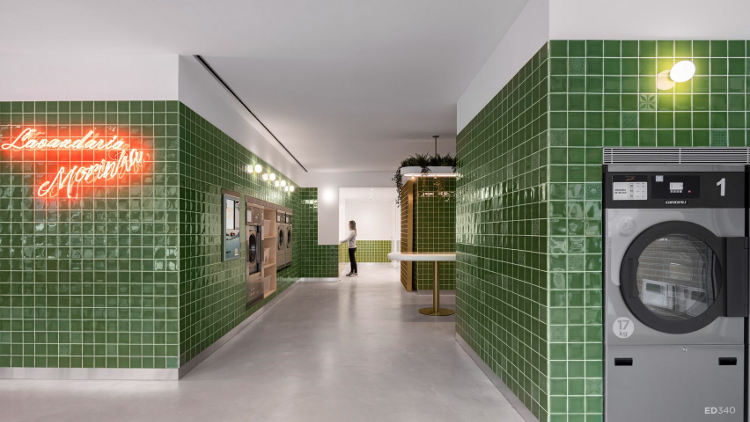 Kios Laundry Ini Hadir Dengan Interior Yang Menarik