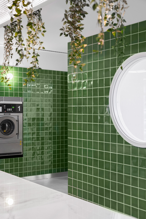 Kios Laundry Ini Hadir Dengan Interior Yang Menarik