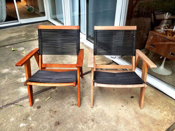 Menjemur furnitur kayu