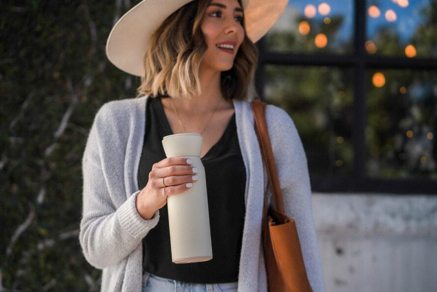 Wow, Botol Minum ini Gabungkan Kopi dan Air Mineral!