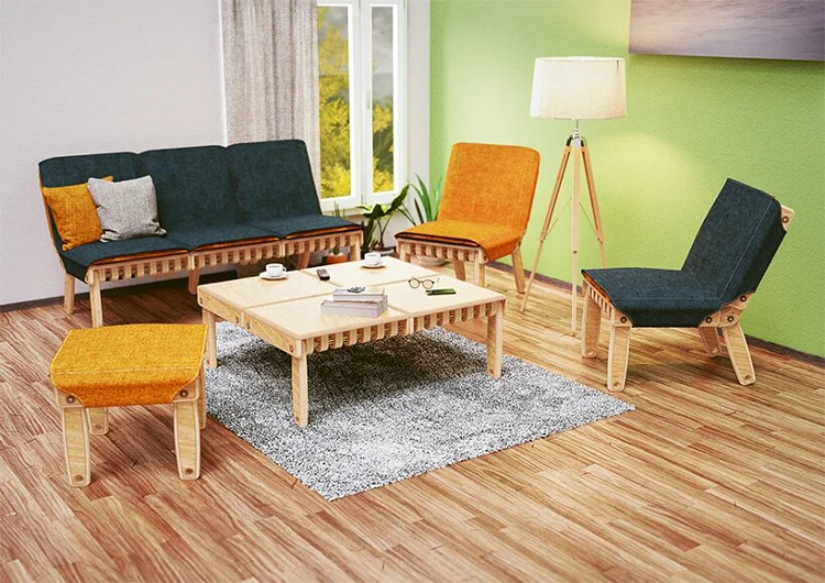Furnitur Modular Ini Siap Jadi Solusi Sustainability