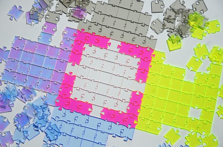 waves puzzle jigsaw acrylic