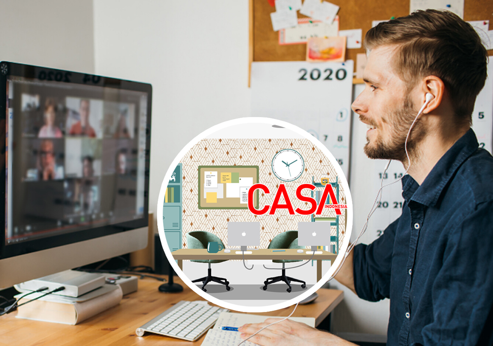 Meeting Zoom Jadi Seru Dengan Gambar Latar dari CASA