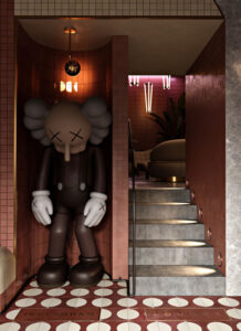 Cafe Instagrammable dengan Kaws Raksasa, Hanya di Sini!