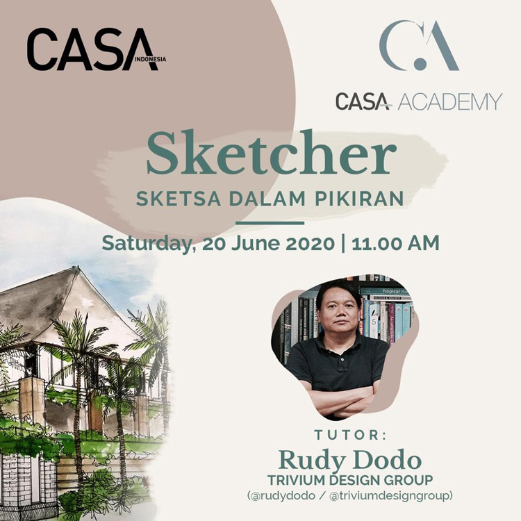 Pintar Menggambar Sketsa Bersama Rudy Dodo