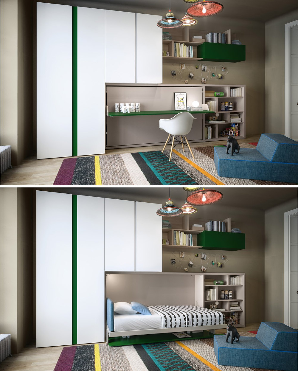 Fleksibel dan Anti Sempit! Solusi Jitu Kamar Tidur Anak / Clei 5