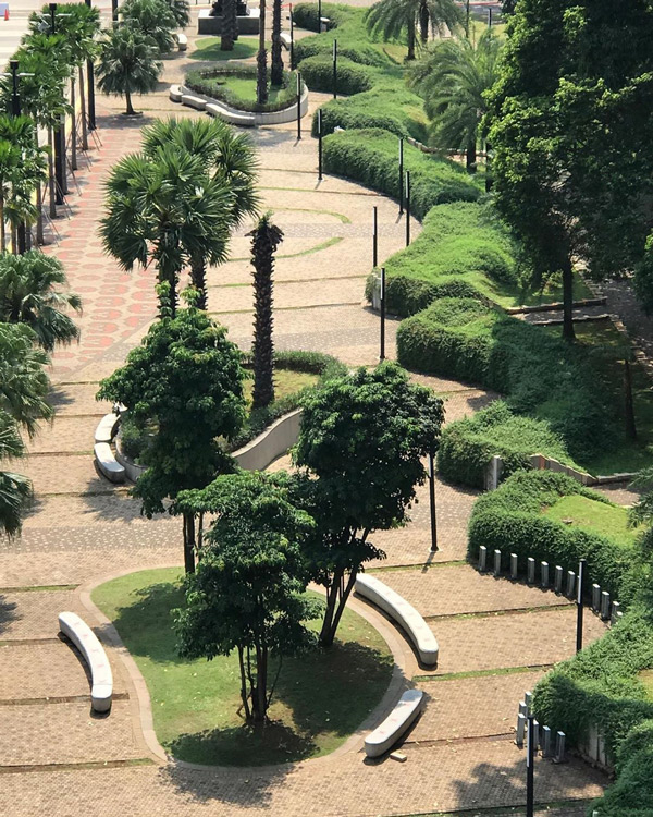 Sentuhan Nusantara Tersemat Di Kawasan RTH di GBK