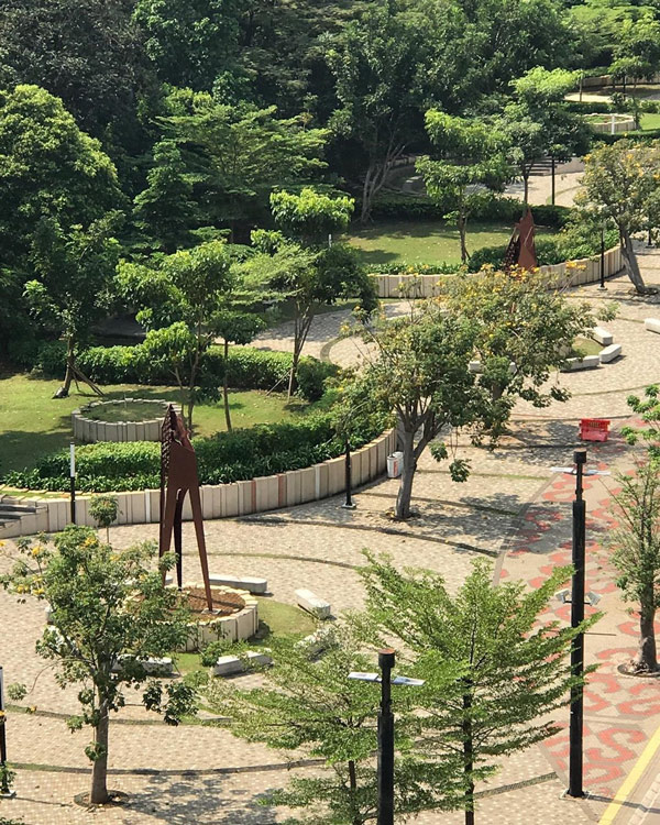 Sentuhan Nusantara Tersemat Di Kawasan RTH di GBK