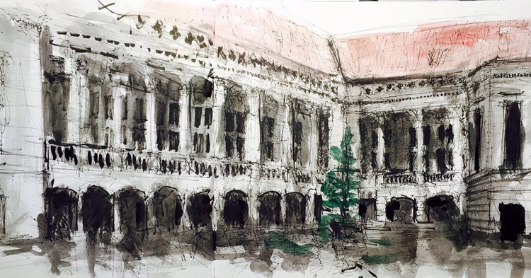 Menggambar Sketsa Dalam Pikiran Bersama Rudy Dodo