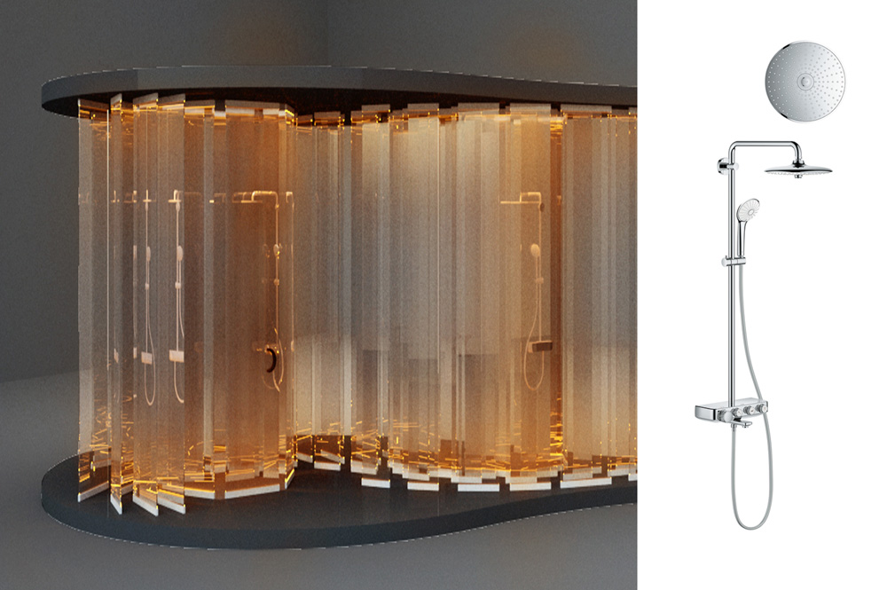 Keren! Alat Shower Berubah Jadi Instalasi Seni