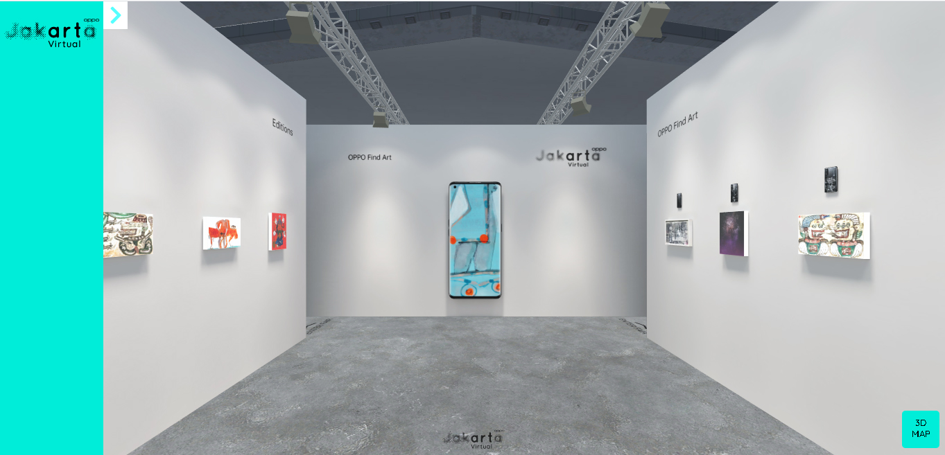 Serasa Di Pameran Asli! Oppo Art Jakarta Virtual 2020