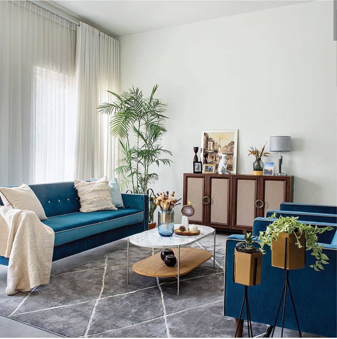 8 Desain Ruangan Warna Biru yang Bikin Hilang Stres