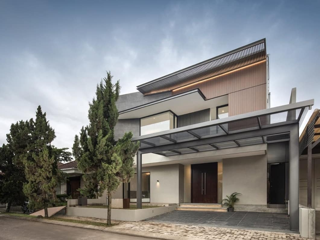 material lantai carport