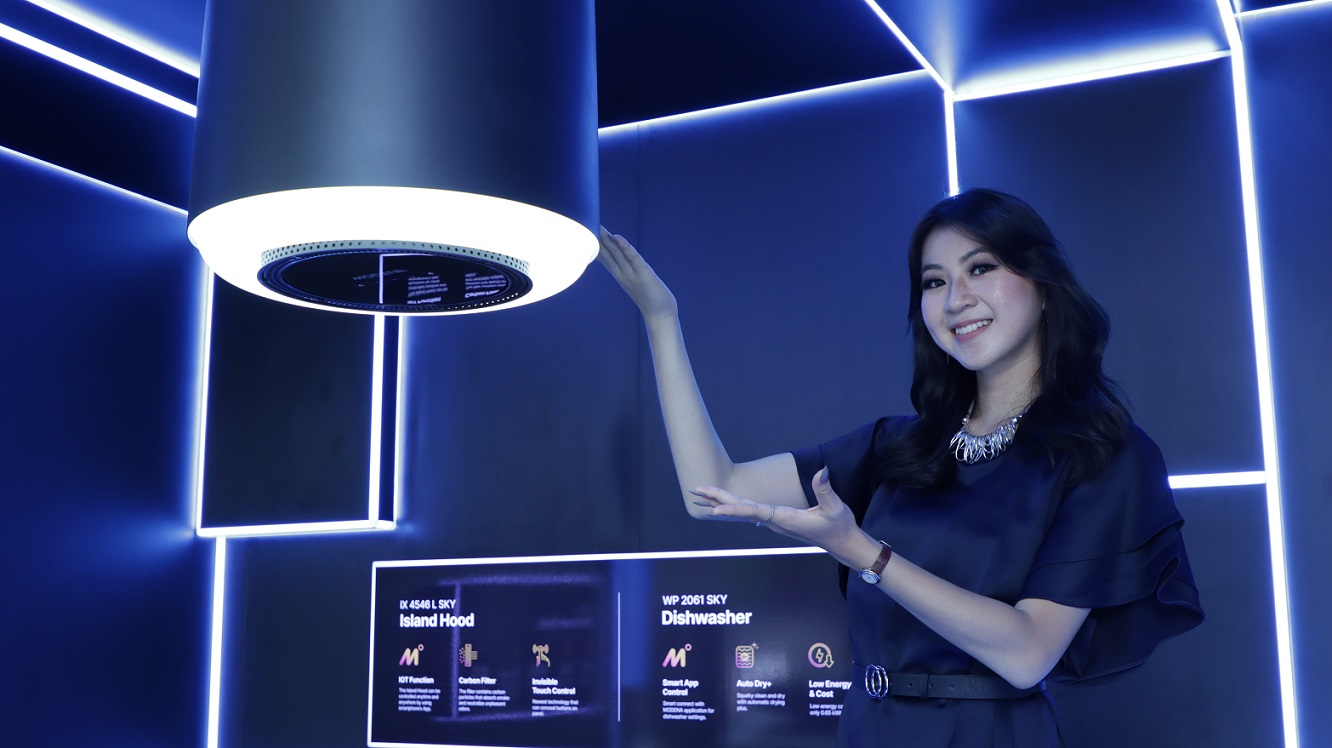 Cooker Hood Unik Seperti Lampu Bisa Diatur dari HP